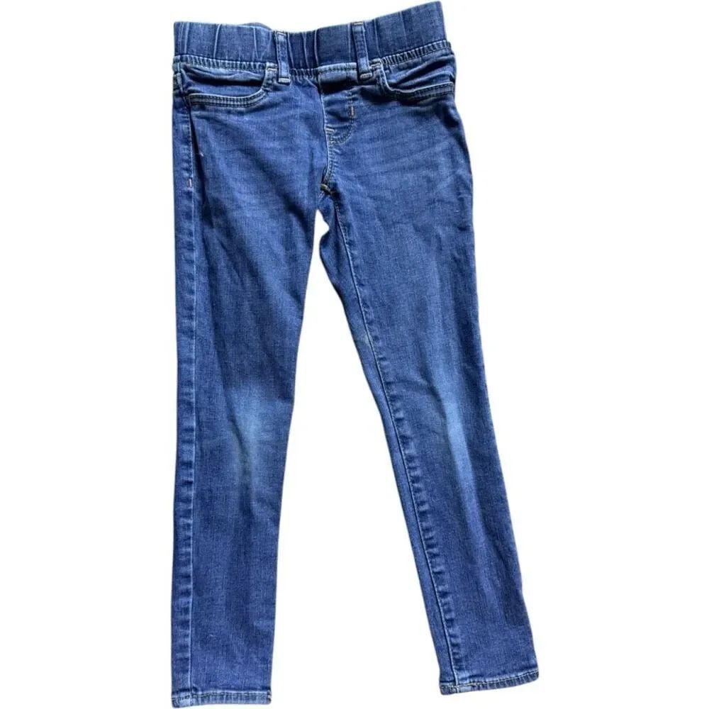 Youth Girls Gap Kids 1969 Stonewash Rinse Legging Jeans - Sz 6 Regular